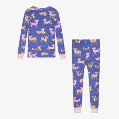 Hatley Girls Purple Fawns Pyjamas -Kids Fashion World hatley girls purple fawns pyjamas 392390 c57c1bf155f2871b329369bba24bdfd8b92b184d
