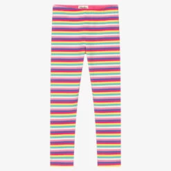 Hatley Girls Rainbow Striped Leggings