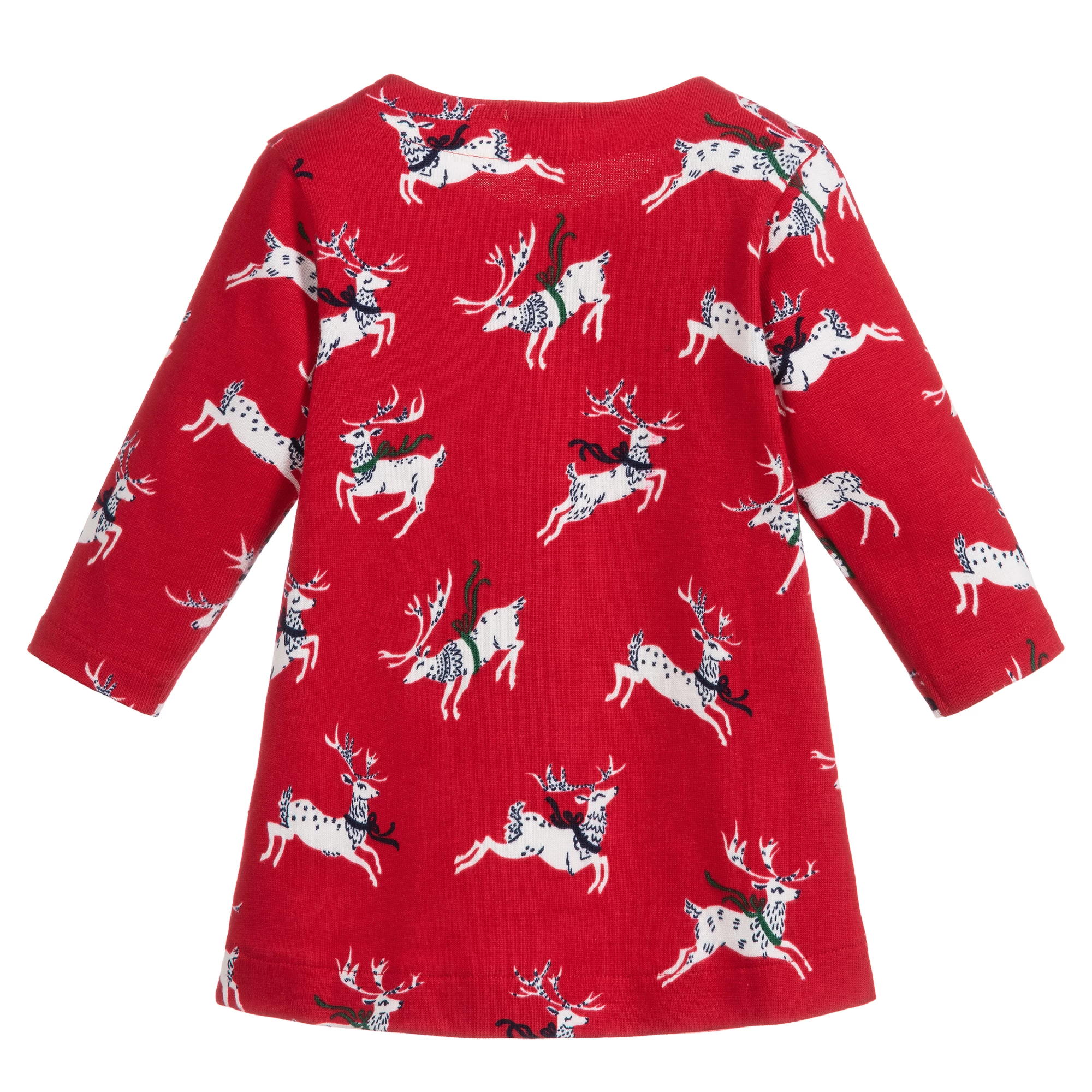 Hatley Girls Red Cotton Jersey Dress 4 Hatley Girls Red Cotton Jersey Dress - Image 2