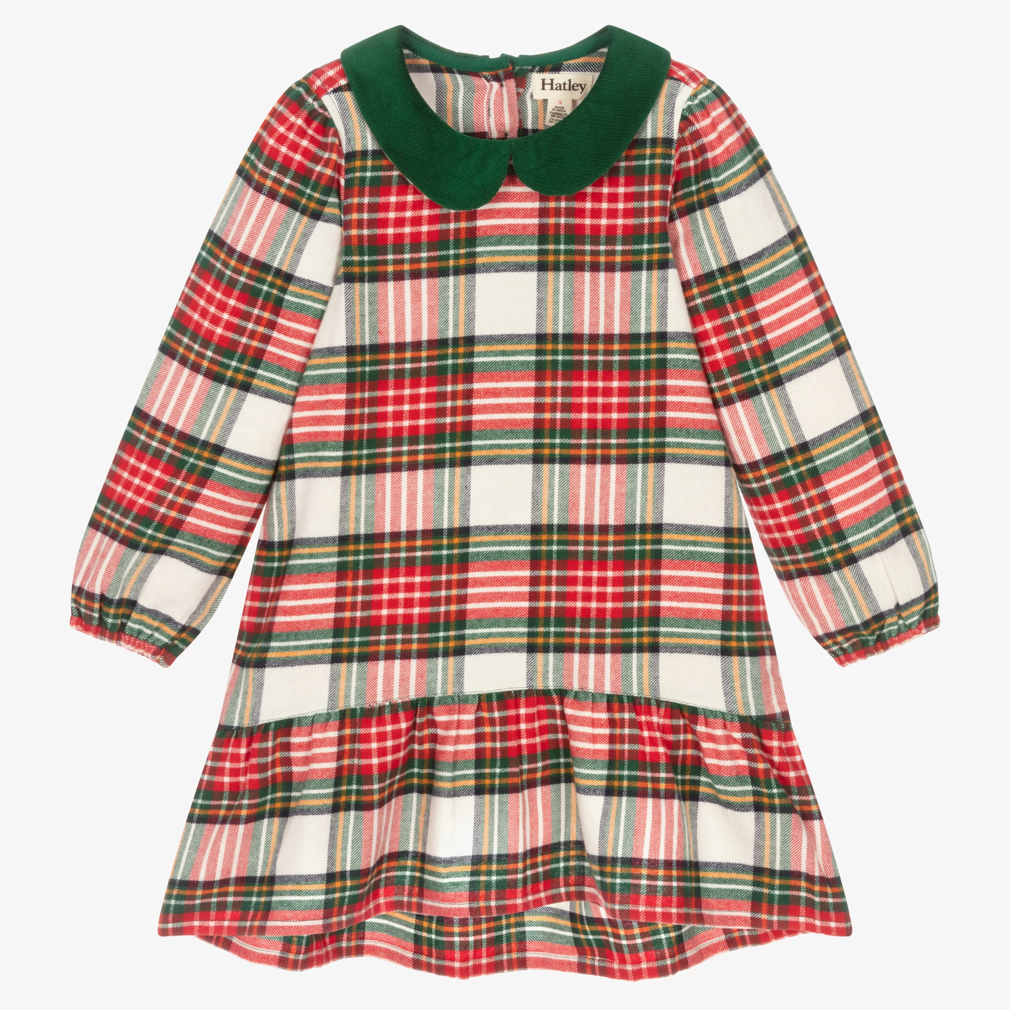 Hatley Girls Red & Green Check Dress 3 Hatley Girls Red & Green Check Dress