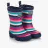 Hatley Girls Striped Rainboots -Kids Fashion World hatley girls striped rainboots 456358 07ce86445d605f37d46f474970bf174dbb13de72