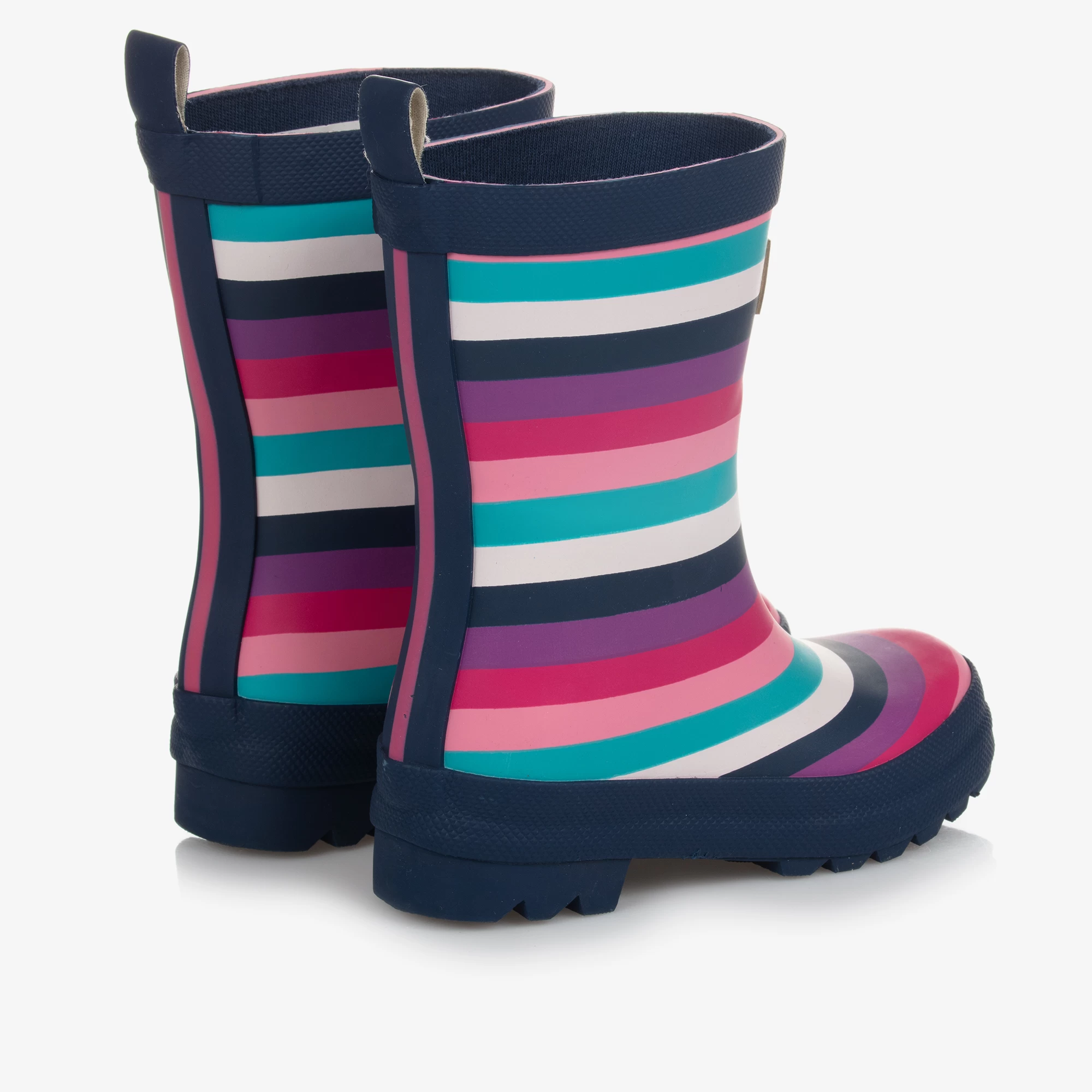 Hatley Girls Striped Rainboots 4 Hatley Girls Striped Rainboots - Image 2