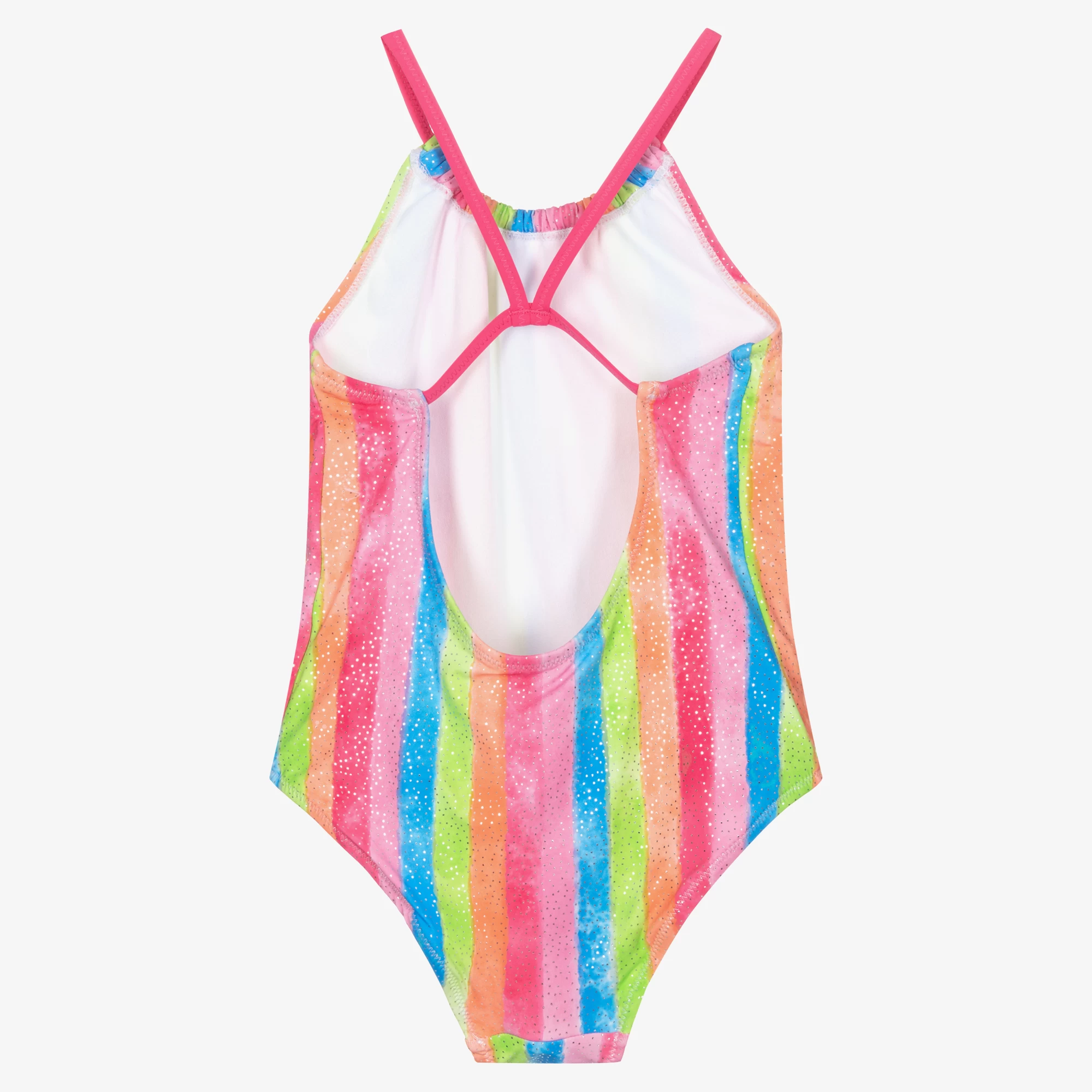 Hatley Girls Striped Swimsuit (UPF50+) 4 Hatley Girls Striped Swimsuit (UPF50+) - Image 2
