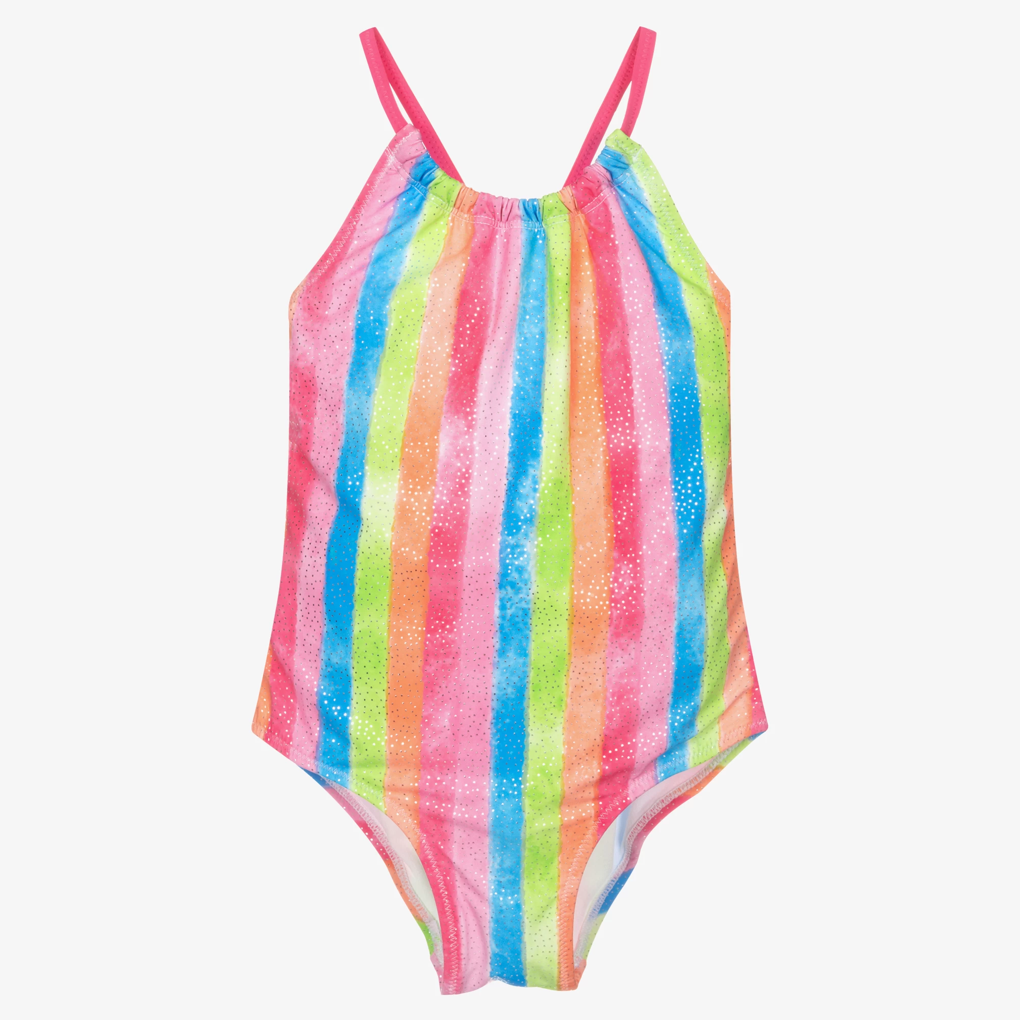 Hatley Girls Striped Swimsuit (UPF50+) 3 Hatley Girls Striped Swimsuit (UPF50+)