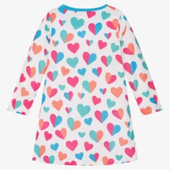 Hatley Girls White Heart Print Nightdress -Kids Fashion World hatley girls white heart print nightdress 515054 226c1794e2667d5ef1fb32d72cbcc3d33d0352fa