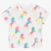 Hatley Girls White Rainbow Unicorn T-Shirt -Kids Fashion World hatley girls white rainbow unicorn t shirt 515063 77066ab5bfa8276fcdafd6a6870fbf811eb1cf99