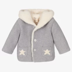 Hatley Grey Knitted Cotton Jacket -Kids Fashion World hatley grey knitted cotton jacket 457114 6fc0711d0c7821ae7fff11166b5a86c7f2c29ee6