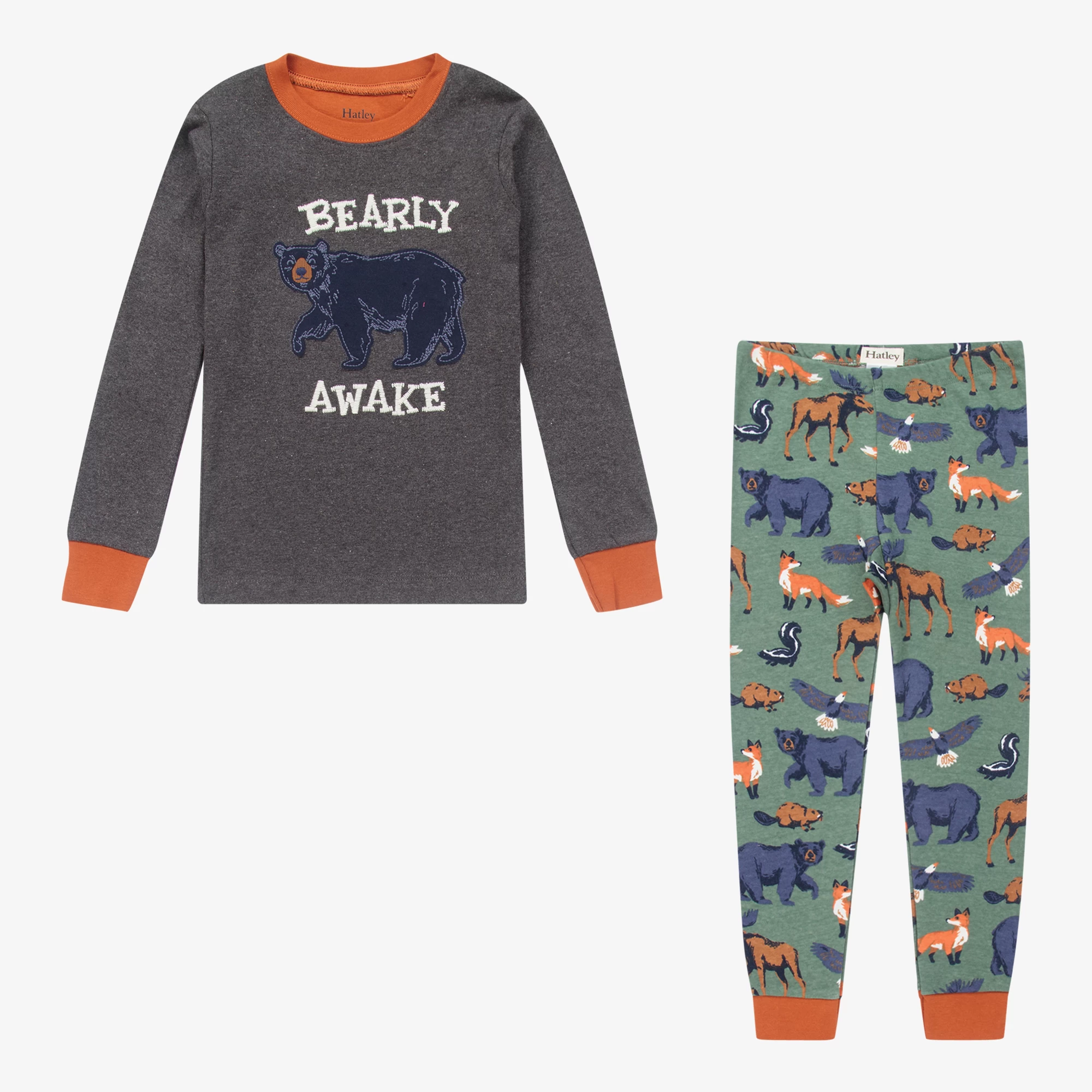 Hatley Grey Organic Cotton Pyjamas 4 Hatley Grey Organic Cotton Pyjamas - Image 2