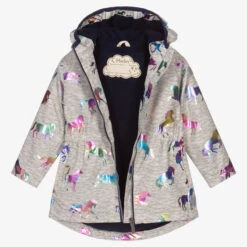 Hatley Grey Rainbow Horse Raincoat -Kids Fashion World hatley grey rainbow horse raincoat 456347 413f84809f7346a003a1f4e2f2788c818fac2293
