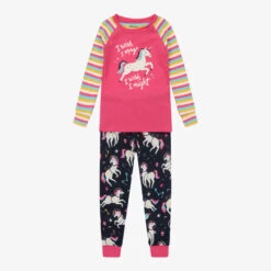 Hatley Pink Glow-In-The-Dark Pyjamas