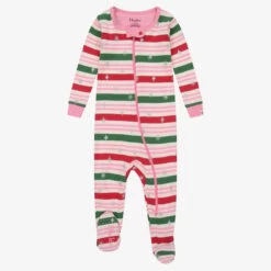 Hatley Pink & Green Cotton Babygrow -Kids Fashion World hatley pink green cotton babygrow 456351 c3af7e6a2fd481749be17162746ebb3c8d2b59bb