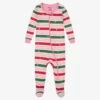 Hatley Pink & Green Cotton Babygrow