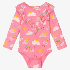 Hatley Pink Modal Jersey Bodysuit