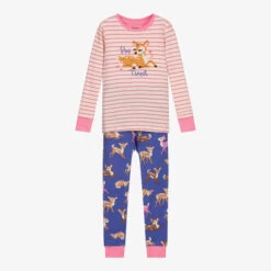 Hatley Pink & Purple Fawns Pyjamas