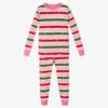 Hatley Pink Striped Cotton Pyjamas 1 Hatley Pink Striped Cotton Pyjamas -Kids Fashion World hatley pink striped cotton pyjamas 456356 747ef3e50e913619c7379eb81ac852907357fa59