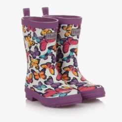 Hatley Purple Butterflies Rainboots