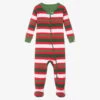 Hatley Red Striped Cotton Babygrow