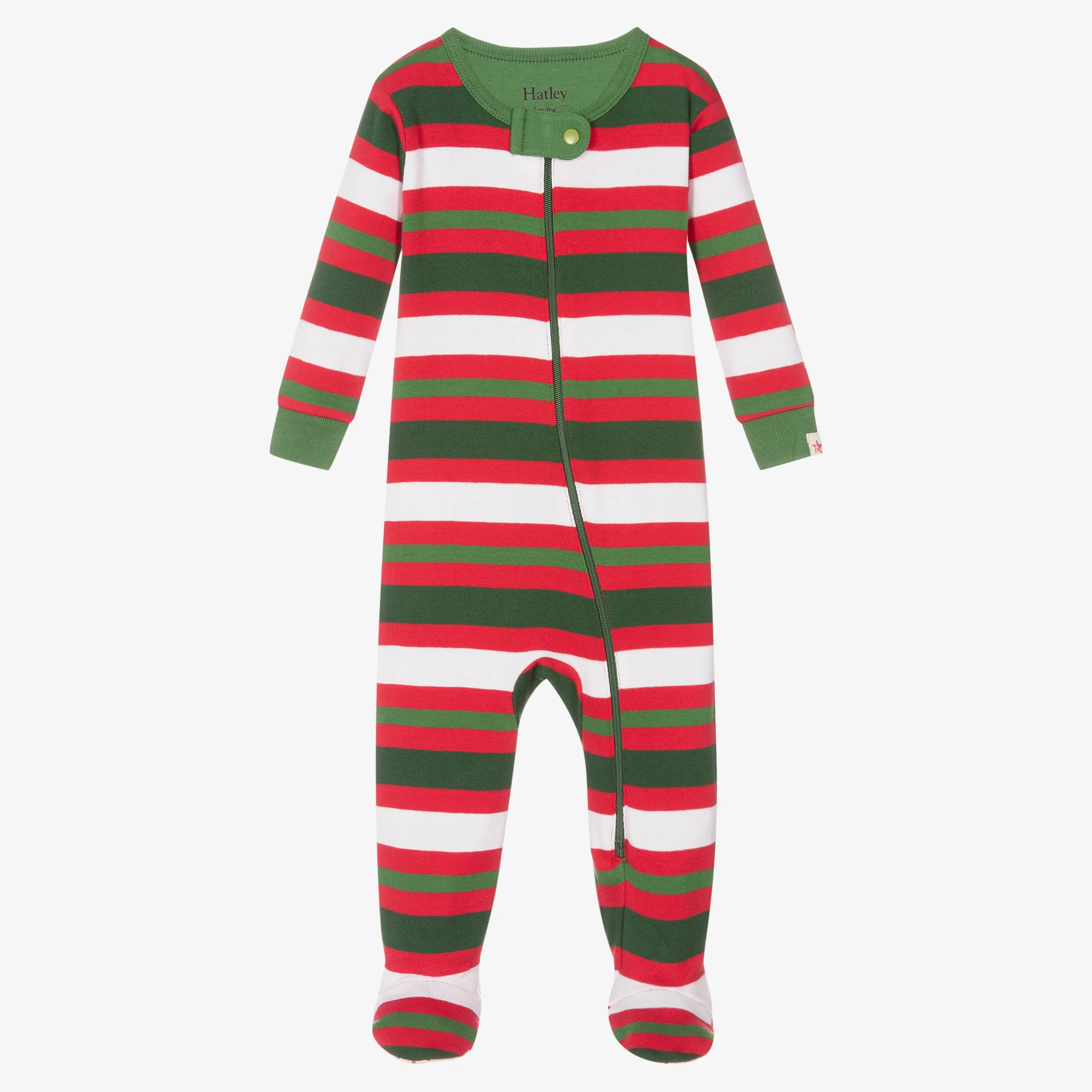 Hatley Red Striped Cotton Babygrow 3 Hatley Red Striped Cotton Babygrow