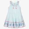 Hatley White & Blue Cotton Dress