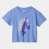 Kids Shirt Hatley Starry Horse 1 Kids Shirt Hatley Starry Horse -Kids Fashion World starry horse girls short sleeve tee 2 jacaranda